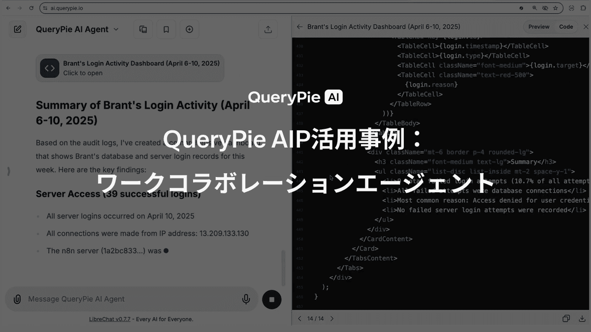 AIP活用事例：ワークコラボレーションエージェント