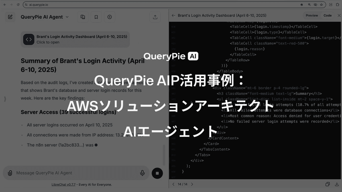 AIP活用事例： AWSソリューションアーキテクトAIエージェント